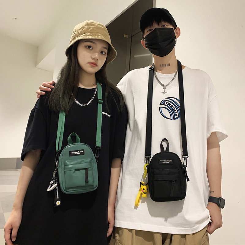 男士小包包迷你单肩斜挎包胸前手机包休闲潮牌轻便运动背包小挎包