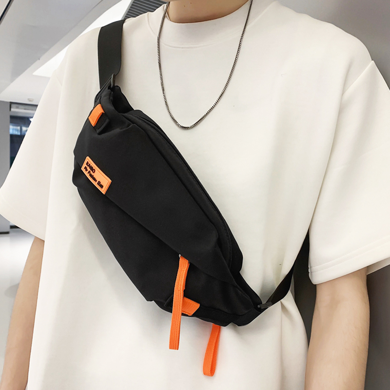 潮流胸包男士斜挎包运动新款腰包