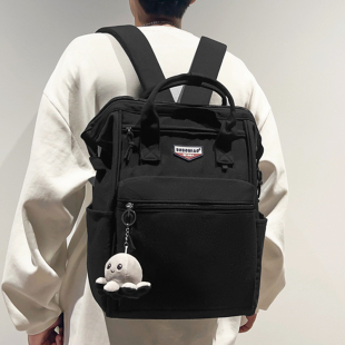 初中学生补课书包男孩辅导班补习手提包帆布袋男生高中生双肩背包