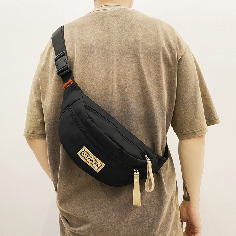 斜挎包男潮牌新款腰包女潮流胸包