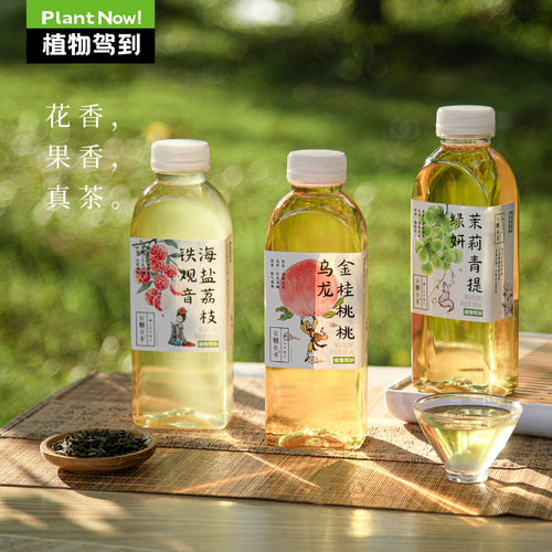 植物驾到0糖0脂0卡茶味饮料果茶