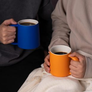 创意陶瓷杯子高颜值情侣马克杯家用喝水冲泡杯办公室咖啡杯牛奶杯