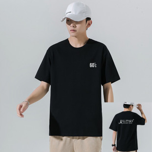 张学友60+巡回演唱会重磅纯棉240g周边短袖男女T恤衣服应援服黑白