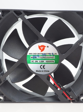 全新YTD249225S04501 9CM DC24V 0.30A 双滚珠机箱电焊机散热风扇
