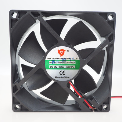 全新YTD249225S04501 9CM DC24V 0.30A 双滚珠机箱电焊机散热风扇