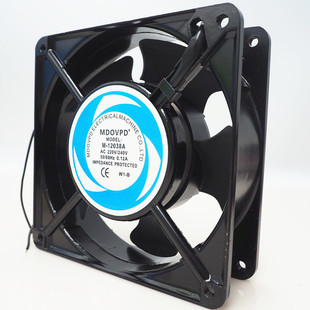 220V 全新MDOVPD 12038A 0.12A 12038交流風機12CM機柜散熱風扇