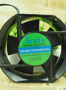 台湾SEADA轴流风机SA1725A2 /A1/A3 HBT 工业臭氧机 220V散热风扇