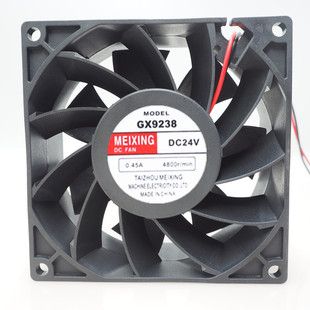 直流风机 0.45A GX9238 DC24V 4500转电焊机散热风扇 9.2CM 全新