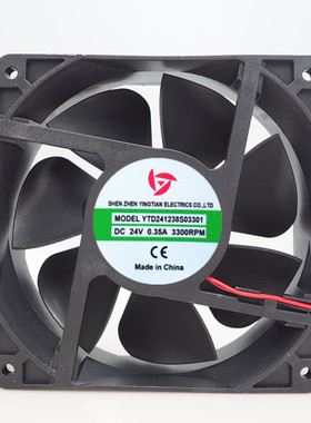 应天 YTD241238S 03301 03202 02600 B04101 24V 12CM 电焊机风扇