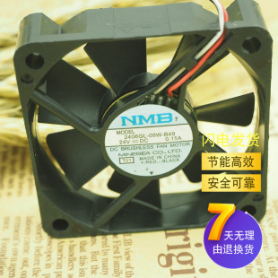 变频器 B49 6CM 05W 2406GL 散热风扇 双滚珠 0.15A 24V 6015 NMB