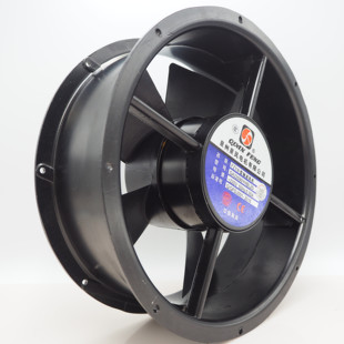 泉州泉风电机 220V散热风扇 25489圆形25cm轴流风机QA22090YHBL2D