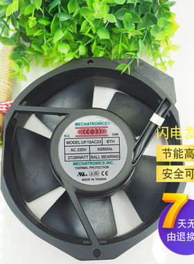 MECHATRONICS风机UF15AC12/C23 BTH 17238 115V/230V散热17CM风扇