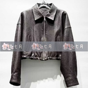 速发 id女装国内代购专柜正品55233011原3599【小七月】25 皮衣