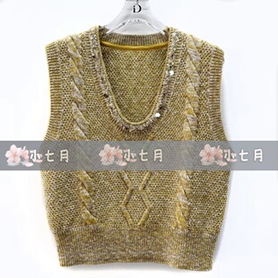 速发id女装国内代购专柜正品61237001原899【小七月2026春 背心