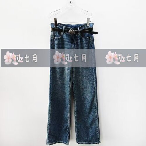速发ID女装国内代购专柜正品65223015原1099【小七月2026秋牛仔裤