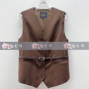 速发id女装国内代购专柜正品61227007原999【小七月2026春】马夹