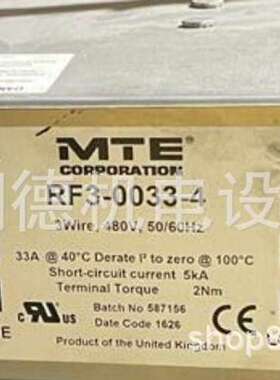 MTE CORPORATION 电源RF3-0033-4维修议价
