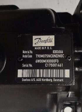 JRRS60BLS2524NNN3S1CXA2NNNNJJJNNN丹佛斯DANFOSS液压泵