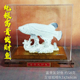 富贵发财鱼纯银摆件龙鱼工艺品开业赠礼酒店前台办公室桌面装 饰品