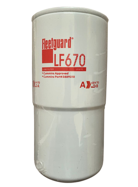 机油滤芯LF670 3889310 3313279 LF9325适用康明斯柴油机保养配件