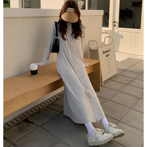 防晒衣女2024新款夏季超长薄款全身紫外线冰丝防晒服透气开衫骑车