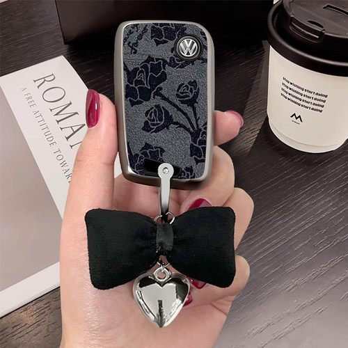 大众速腾钥匙套途观L帕萨特宝来朗逸探岳迈腾B8/B9高尔夫凌渡车壳