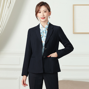 新款民生银行女行服西服外套制服民生银行工作服工装民生女职业装