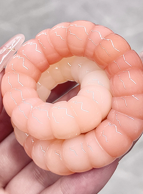 tangle正版扭扭乐蜜桃粉菩提根猪大肠串珠手链解压玩具新款女孩子