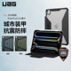 UAG适用于苹果平板ipadpro11 M4芯片防摔全包保护套带笔槽休眠搭扣硬壳抗震 13英寸防摔保护壳2024新款