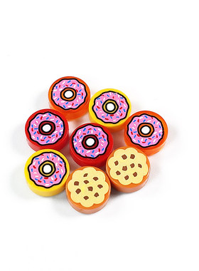 适用乐小高颗粒积木 甜甜圈 饼干 甜点食物面包21612配件道具厨房