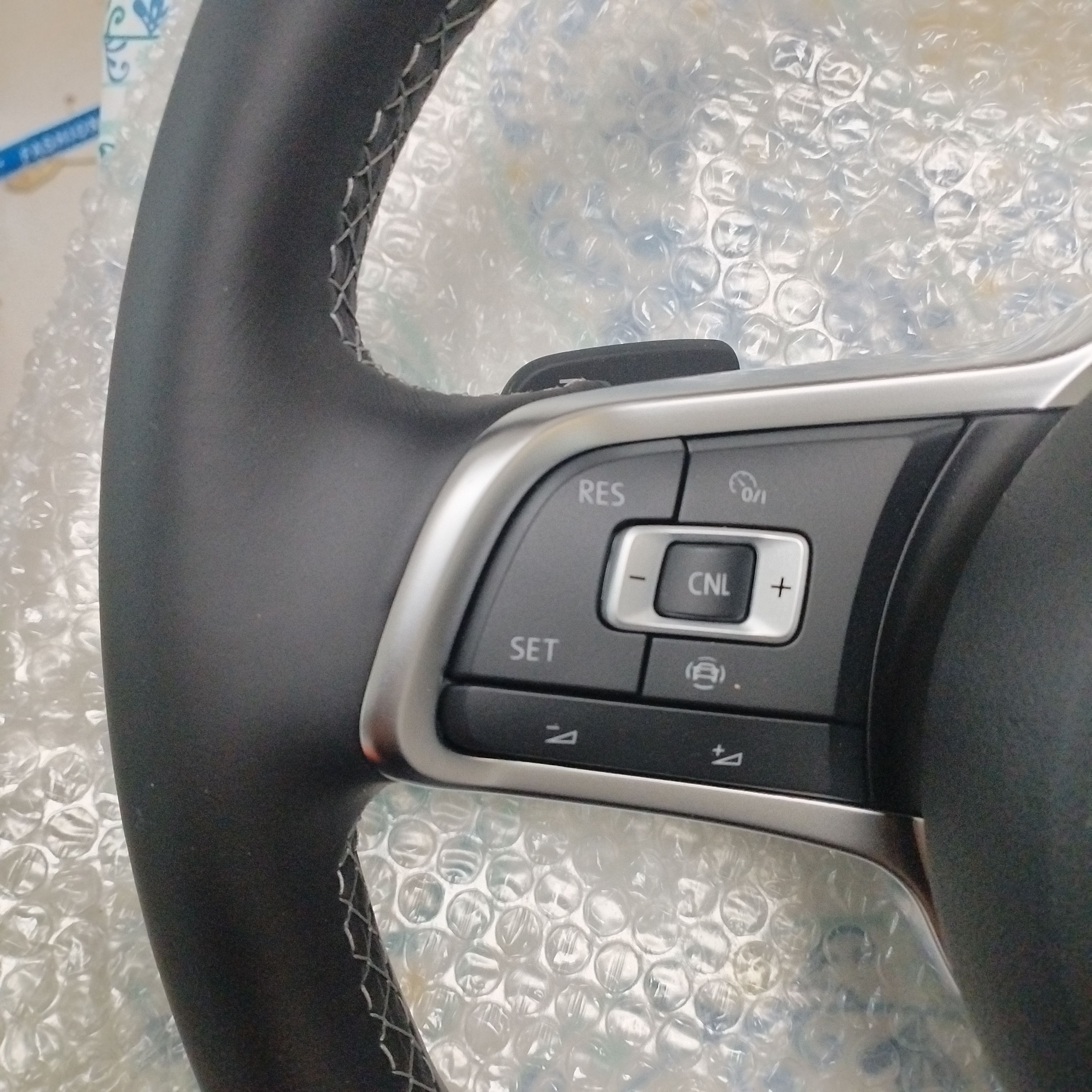 适用大众Rline方向盘R标高7凌渡迈腾速腾高6宝来帕萨特换挡拨片