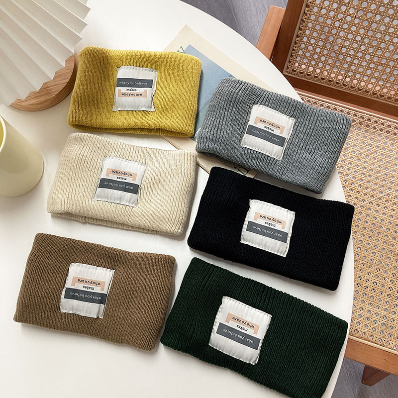 弹力洗脸发箍街头百搭时尚毛线帽