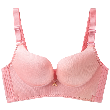 猫人内衣女小胸聚拢透气薄款收副