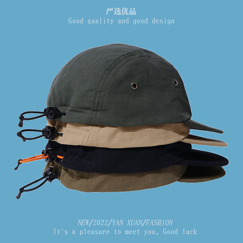 全封口户外休闲潮流平帽檐夏天帅