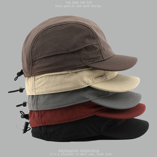 小帽沿男士短檐速干鸭舌帽户外防晒遮阳女太阳帽全封闭口棒球帽子