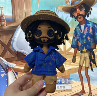 第五人格牛仔海岛游客oc 成品定制鬼妈妈布偶手缝纽扣眼娃娃礼物
