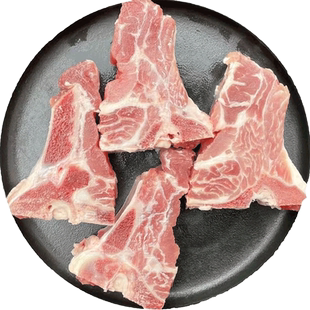 多肉猪龙骨蝎子猪脊椎骨新鲜冷冻带肉脊骨段速冻带猪肉大骨头煲汤