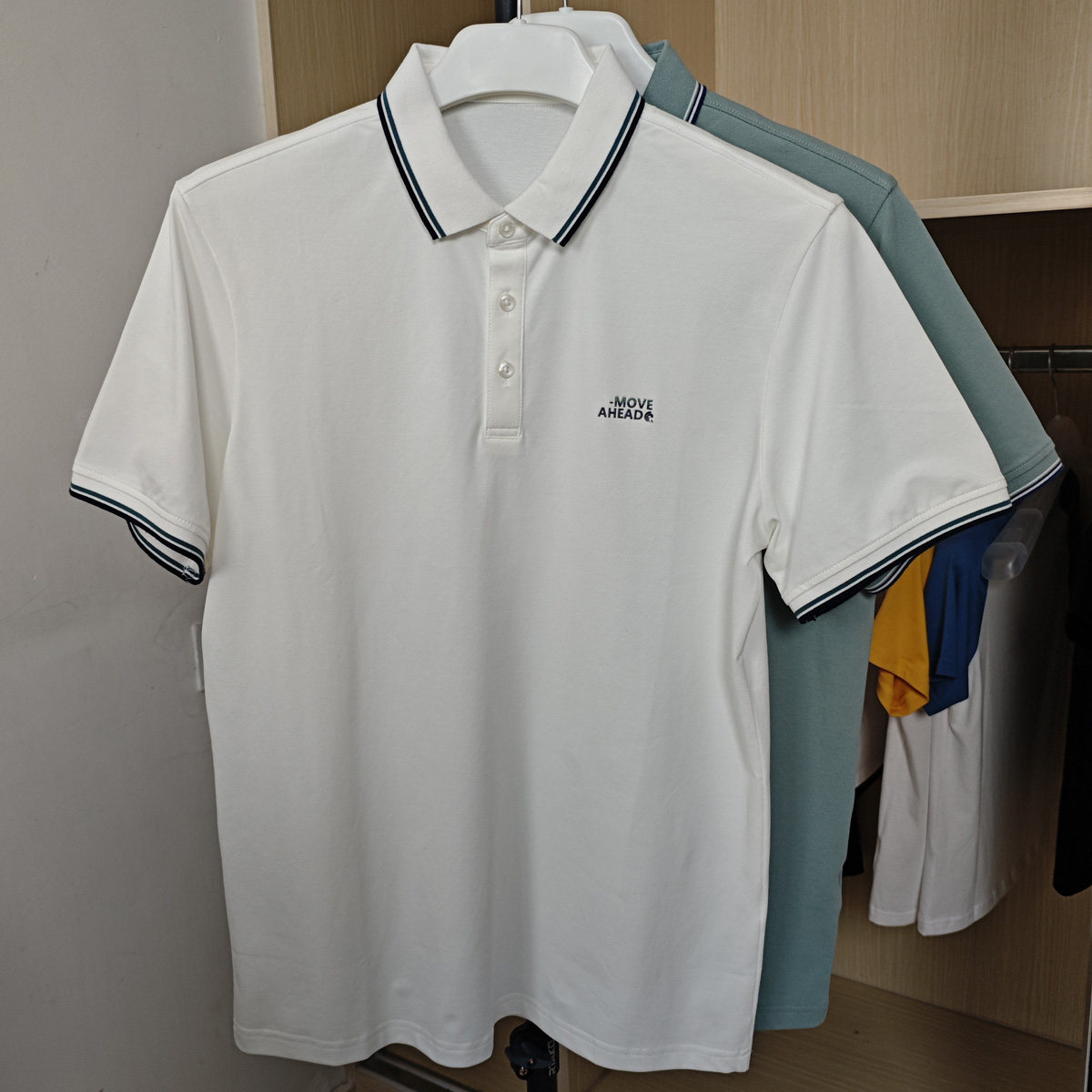 H品牌撤柜剪标男装 夏季中青年男士休闲百搭宽松翻领短袖POLO衫
