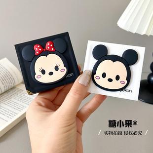 高级感可爱卡通磁吸防漏美瞳盒便携近视隐形眼镜盒护理收纳伴侣盒