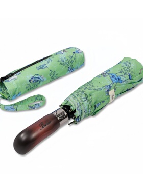 Balios英国雨伞实木手柄男士自动折叠雨伞高级贵族伞送礼现货顺丰