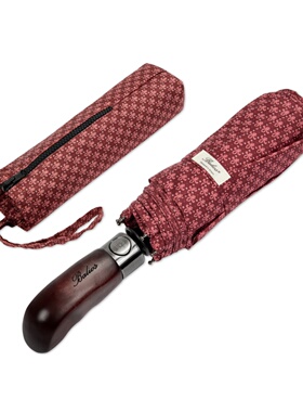 英国Balios雨伞双层实木男士商务高档贵族伞自动折叠雨伞情人送礼