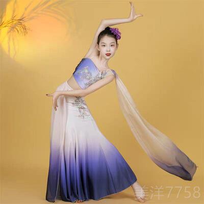 高档儿童傣服族蹈服少儿彩云之南舞舞蹈装孔雀舞演出服女艺考服表