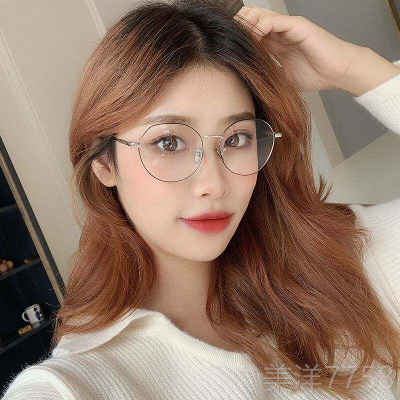 高档近视眼镜防蓝光防辐射电脑护目镜女网红款眼镜韩版潮脸男框大