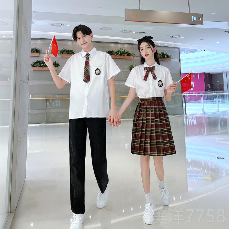 高档国庆节集体初爱赛国红歌大合唱演出服装高小学诗歌朗诵比班中