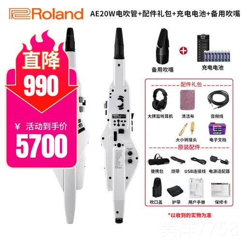 高档Roland罗兰电吹AE20管/AE30专业电子吹管乐器电萨克笛子W葫斯