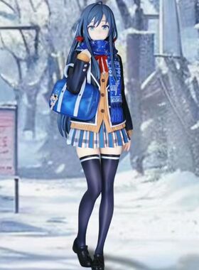 我的青春恋爱物语雪之下校服雪乃手办二次元美少女模型摆件