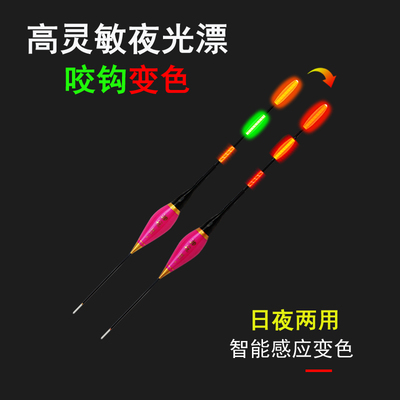 咬钩变色日夜两用浅水电子夜光漂