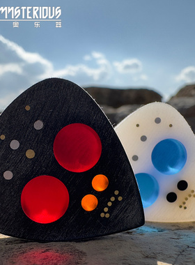 玄奥乐器 美产Purple Plectrums紫色拨片 纯手工吉他贝斯高端拨片