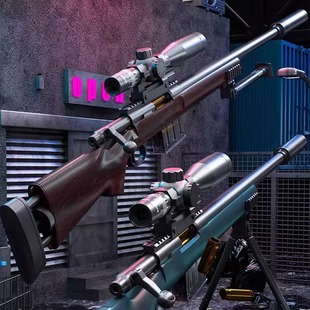 莫辛纳甘抛壳软弹枪实木模型枪便宜玩具枪暗区突围狙击抢步枪男孩