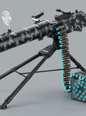 加特林歪把子机枪加特琳马克沁重型机枪玩具m60捷克式轻机枪zb26